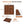 Acacia Wood Interlocking Deck Tiles - Checker Pattern