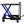 Hydraulic Lift Trolley, 500 Lbs Capacity, With 4 Wheels, For Material Handling And Transportation - Black / Blue