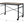 Oklarth Rustic Writing Desk - Black / Oak