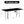 Modern Minimalist Dining Table with Imitation Marble Glass Top and Metal Legs