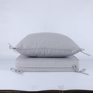 24x24 Inch Outdoor Deep Seat Cushion Set with Waterproof Removable Covers