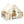 6-in-1 Kids Play Tent Playhouse with Blackboard 6 Storage Bins and Floor Cushion-Beige