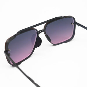 Bella Faded Purple and Pink - Tangle Free Aviator Sunglasses - TRAPSKI