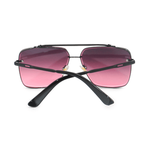 Bella - Ruby Oversized Squared Aviators - TRAPSKI