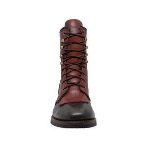 Bellevue: Men's 9" Western Packer - Brown & Black 1179 - TRAPSKI
