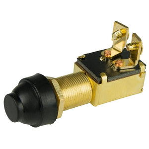 BEP 2-Position SPST Push Button Switch - OFF/(ON) - TRAPSKI