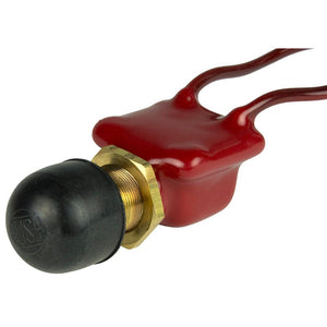 BEP 2-Position SPST PVC Coated Push Button Switch - OFF/(ON) - TRAPSKI