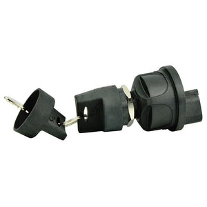 BEP 3-Position Sealed Nylon Ignition Switch - OFF/Ignition Accessory/Ignition Start - TRAPSKI