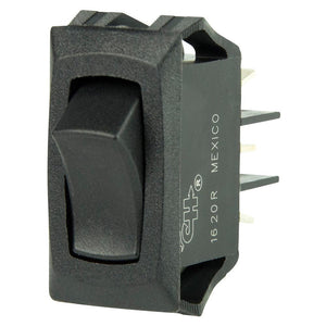 BEP Curved SPDT Mini Rocker Switch - 12V - ON/ON - TRAPSKI
