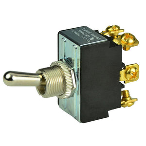 BEP DPDT Chrome Plated Toggle Switch - ON/OFF/ON - TRAPSKI