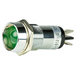 BEP LED Pilot Indicator Light - 12V - Green - TRAPSKI