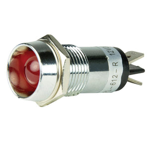 BEP LED Pilot Indicator Light - 12V - Red - TRAPSKI