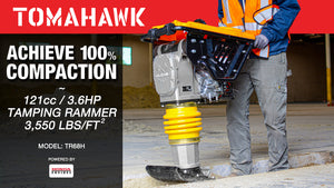 3.6HP Honda Vibratory Rammer Jumping Jack Tamper with Honda GXR120 Engine Impact Force 3,550 lbs/ft - TRAPSKI