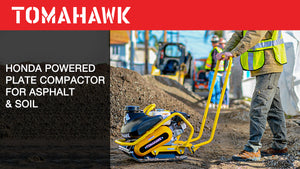 5.5 HP Honda Vibratory Plate Compactor for Asphalt Aggregate Soil Compaction - TRAPSKI