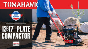 2 HP Electric Vibratory Plate Compactor Tamper for Gravel Soil Compaction - TRAPSKI