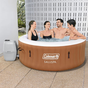 Coleman SaluSpa Ponderosa Hot Tub w/ 2 Bestway SaluSpa Seat & 2 Headrest Pillows