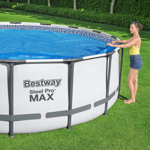 Bestway Flowclear 18' Round Solar Pool Cover for Above Ground Pools (Cover Only)