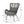 Modern Aesthetic Outdoor Rattan Accent Chair With Metal Legs