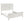 Chelema - Eastern King Panel Bed - Cream White