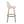 Toriano - Mid-Century Modern Fixed Height BarStool With Round Footrest (Set of 2)