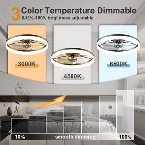 Ultra-Thin Modern LED Ceiling Fan
