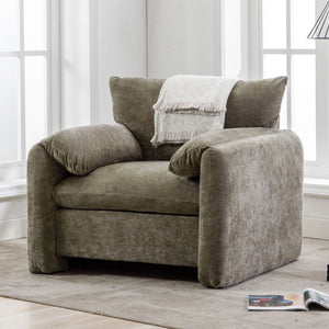 Oversized Accent Single Sofa Lounge Chair - Matcha Green