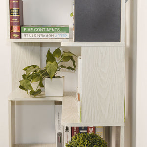 L-Shaped Design Corner Bookshelf