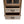Rustic Wooden Storage Cabinet with Decorative Cutout Door