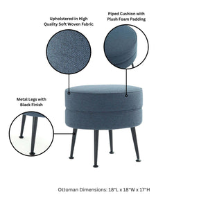 Bailey - Accent Ottoman