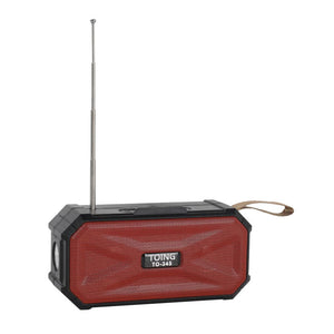 Solar-Powered Flashlight Bluetooth Speaker