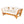 Outdoor Patio Daybed Sofa, 3 Seat Sofa With Foldable Arm 4 Back Pillows
