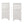 Suncast 4 Panel Wicker Screen Enclosure, Java & Outdoor 4-Panel Fence, White