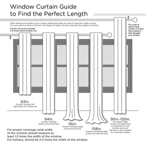 Twist Tab Lined Window Curtain Panel Champagne 50x95