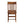 Solid Wood Leather Slatted Dining Chair