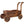 Wooden Wagon Planter Box Mobile Garden Planter With Wheels Handle Drain Hole Wood - Brown