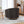 Swivel Upholstered Barrel Chair With Metal Base