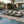 Black Iron + Teak Finish Outdoor Chaise Lounge Set