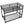Bunk Bed with Ladder and High Guardrail Metal Bunk Bed, Storage Space, Noise Free, Twin Over Twin Size
