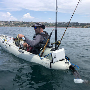 Hobie® Twist & Stow Rudder Adapter (K-1 & J-2 Motors) - TRAPSKI