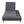 Black Acacia Wood Outdoor Chaise Lounge with Water-Resistant Cushions
