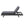 Black Acacia Wood Outdoor Chaise Lounge with Water-Resistant Cushions