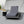 Black Acacia Wood Outdoor Chaise Lounge with Water-Resistant Cushions