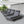 Black Acacia Wood Outdoor Chaise Lounge with Water-Resistant Cushions