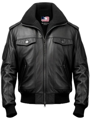 Black Jacket - Black Real Leather Jacket