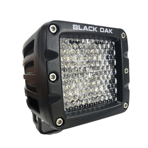 Black Oak 2" LED Pod Light - Diffused Optics - Black Housing - Pro Series 3.0 - TRAPSKI