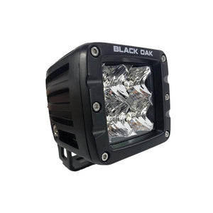 Black Oak 2" LED Pod Light - Flood Optics - Black Housing - Pro Series 3.0 - TRAPSKI