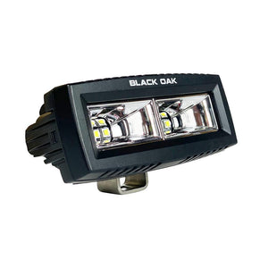 Black Oak 4" Marine Spreader Light Flood Scene LED Pro Series 3.0 - Black [4BMS-S] - TRAPSKI