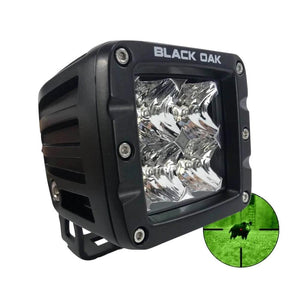Black Oak Pro Series 3.0 2" 850nm Infrared Pod Light - Flood Optics - Black Housing - TRAPSKI