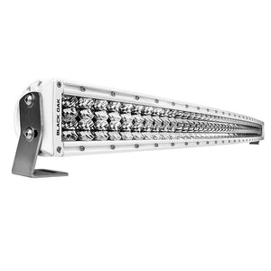 Black Oak Pro Series 3.0 Curved Double Row 50" LED Light Bar - Combo Optics - White Housing - TRAPSKI