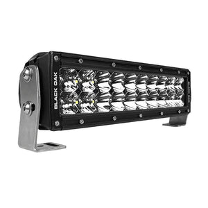 Black Oak Pro Series 3.0 Double Row 10" LED Light Bar - Combo Optics - Black Housing - TRAPSKI